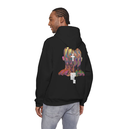 Painted Face Hoodie "SPAREDEVERYDAY"