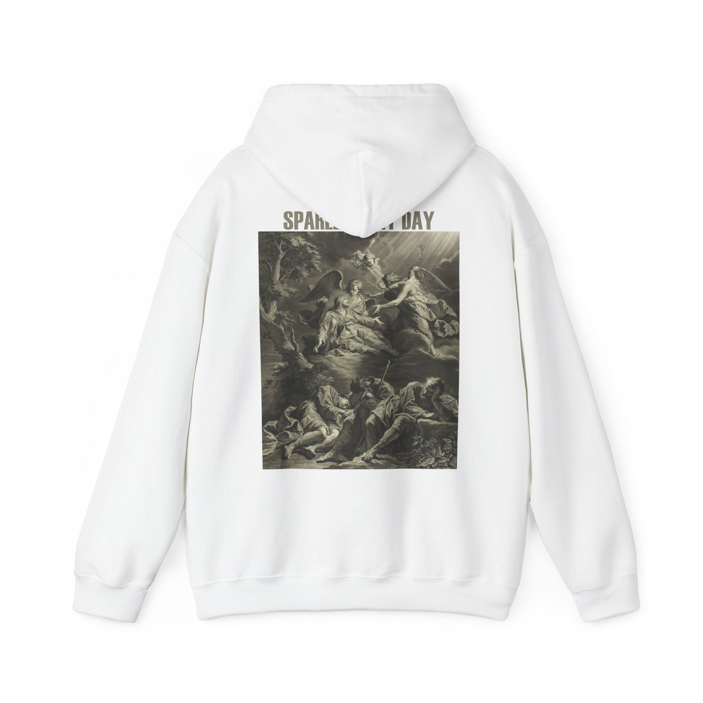 Classical Angel Art Hoodie - 'SparedEveryDay' Vintage Renaissance Graphic Pullover