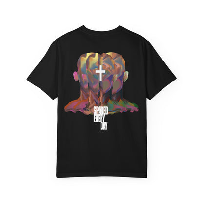 Painted Face T-shirt "SPAREDEVERYDAY"