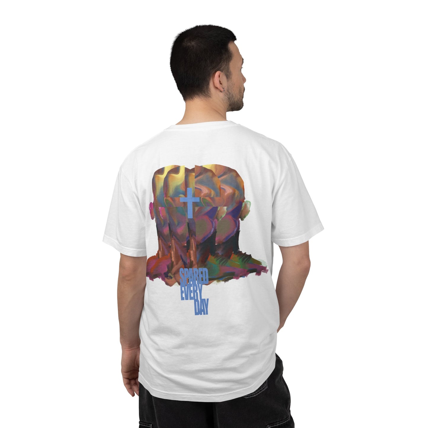 Painted Face T-shirt "SPAREDEVERYDAY"